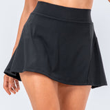 High Waist Pleated Active Skirt