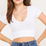 Aimee Seamless Top - Ivory