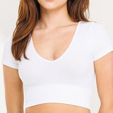 Aimee Seamless Top - Ivory