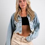 Marilyn Denim Crop Jacket