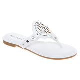 Juliana Casual Sandals - White