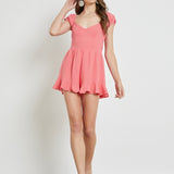 Sugar Ruffle Hem Romper