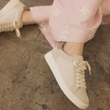 Pearlescent Paneled Sneakers