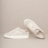 Pearlescent Paneled Sneakers