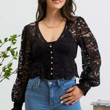 Katrina Lace Cropped Top