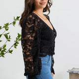 Katrina Lace Cropped Top