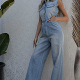 Briana Denim Jumpsuit