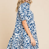 Amanda Print Collar Dress