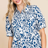 Amanda Print Collar Dress