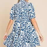 Amanda Print Collar Dress