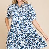 Amanda Print Collar Dress