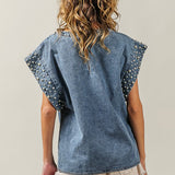 Ellise Denim Top