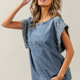 Ellise Denim Top