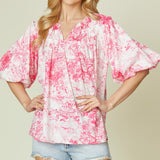 Molly Patterned Blouse