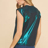 Sovonna Metallic Top