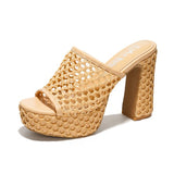 Brielle Chunky Slip On Heel