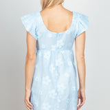 Mariana Mini Dress - Sky Blue