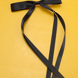 Long Bow Satin Hair Clip