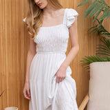 Wendy Eyelet Hem Dress