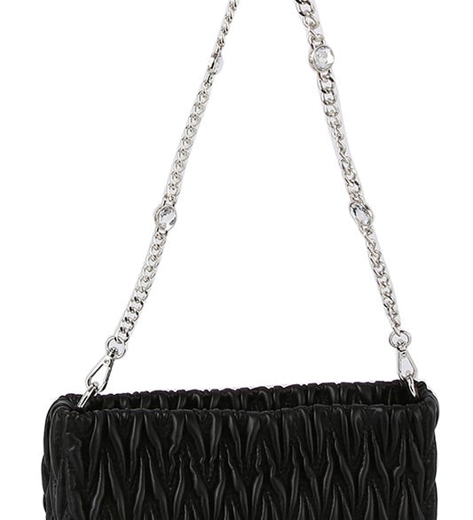 Chevron Quilted Crossbody Bag