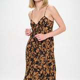 Bonna Front Tie Maxi Dress