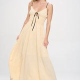 Mara Contrast Straps Maxi Dress