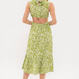 Alexandra Midi Dress - Green