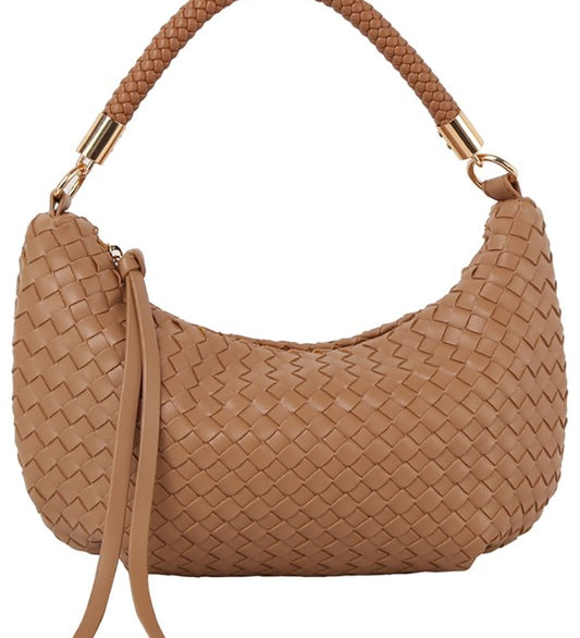 Woven Shoulder Bag Hobo