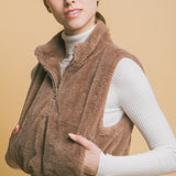 LiannaFur Zip Up Vest