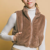 LiannaFur Zip Up Vest