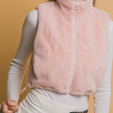 LiannaFur Zip Up Vest