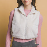 LiannaFur Zip Up Vest