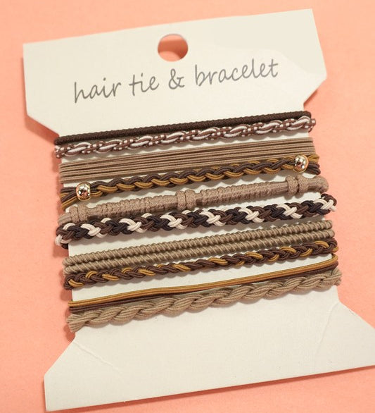 Boho Dual Function Knot Bracelet Hair Ties