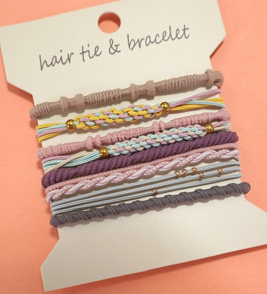 Boho Dual Function Knot Bracelet Hair Ties