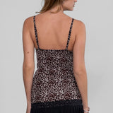 Leopard Bodycon Lace Mini Dress