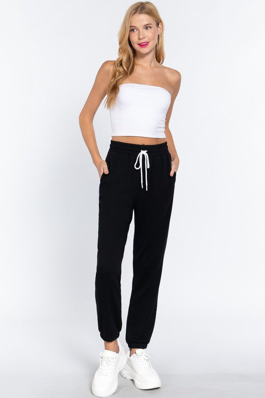 French Terry Fleece Jogger Pants