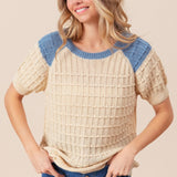 Dianna Short Sleeve Sweater