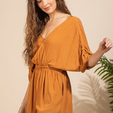 Carmen Ruched Romper