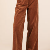 Mittoshop Corduroy Back Elastic Waist Pants