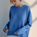 Basic Bae Round Neck Dropped Shoulder Sweater