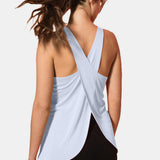 Crisscross Scoop Neck Active Tank