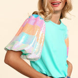 Annie Bubble Sleeve Blouse