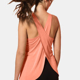 Crisscross Scoop Neck Active Tank