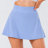 High Waist Pleated Active Skirt