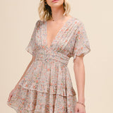 Fhara Flowy Floral Dress