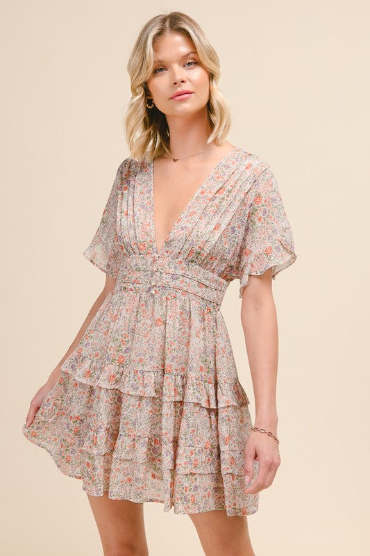 Fhara Flowy Floral Dress Simply Chrisel Fhara Flowy Floral Dress Simply Chrisel