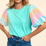 Annie Bubble Sleeve Blouse