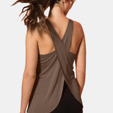 Crisscross Scoop Neck Active Tank