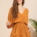 Carmen Ruched Romper