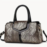 Vera Crocs Pattern Lux Bag